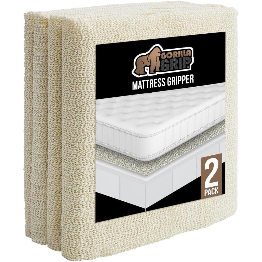 imageGORILLA GRIP Non Slip Mattress Gripper Prevents Mattresses from Sliding and Holds Bed in Place Pad Grips Beds Sofa Couch Chair Cushions and Helps Keep Topper from Slipping Easy Trim Pads Twin XL2