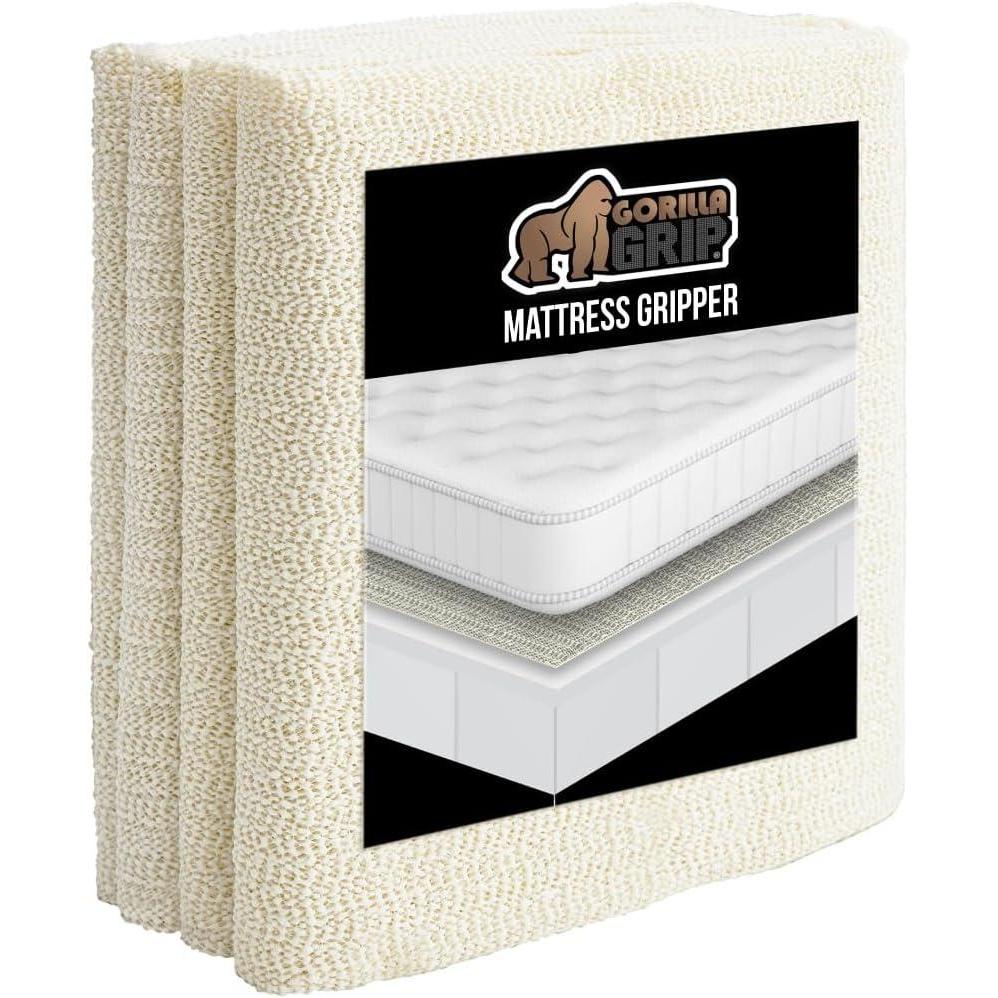 imageGORILLA GRIP Non Slip Mattress Gripper Prevents Mattresses from Sliding and Holds Bed in Place Pad Grips Beds Sofa Couch Chair Cushions and Helps Keep Topper from Slipping Easy Trim Pads Twin XL1