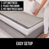 GORILLA GRIP Non Slip Mattress Gripper, Prevents Mattresses from Sliding and Holds Bed in Place, Pad Grips Beds, Sofa, Couch, Chair Cushions and Helps Keep Topper from Slipping, Easy Trim Pads Twin XL(1)