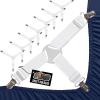 GORILLA GRIP Patent Pending Bed Sheet Holders, Adjustable Elastic Fasteners with Metal Clips, Keep in Place Fitted Bedding Straps, Firm Tight Suspenders for Mattress, US Designed, 4 Pack White(White)