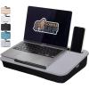 GORILLA GRIP Laptop Lap Desk with Phone Holder, Pillow Cushion Desks Fit Laptops up to 15.6″, Gifts for Home, Portable Travel Workstation, Tray Ledge Keep Computers in Place, Marble Pattern(Gray)