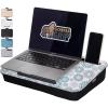 GORILLA GRIP Laptop Lap Desk with Phone Holder, Pillow Cushion Desks Fit Laptops up to 15.6″, Gifts for Home, Portable Travel Workstation, Tray Ledge Keep Computers in Place, Marble Pattern(Spiral)