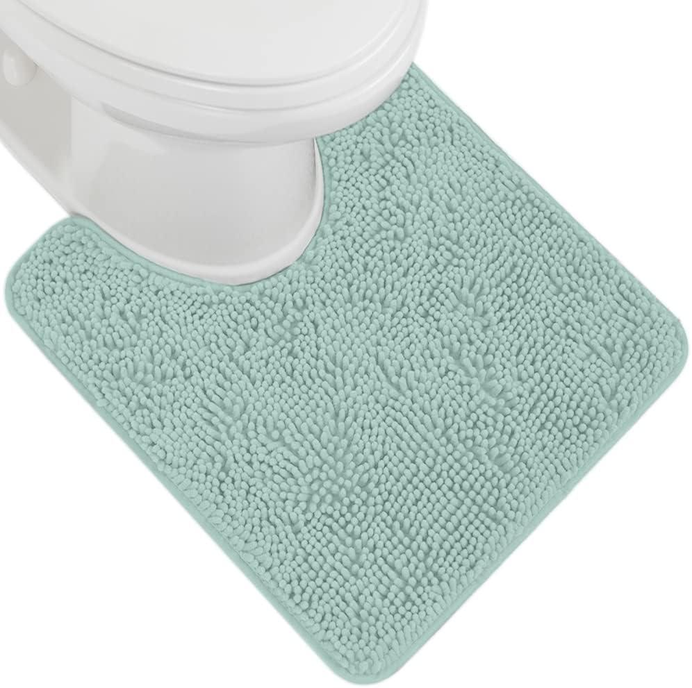 imageGORILLA GRIP Bath Rug Mat 36x24 Thick Absorbent Chenille Quick Dry Microfiber Mats Rubber Backing Washable Shower Floor Rugs Bathmat Runner US Designed Bathroom Home Decor Accessories Gray BeigeSeablue