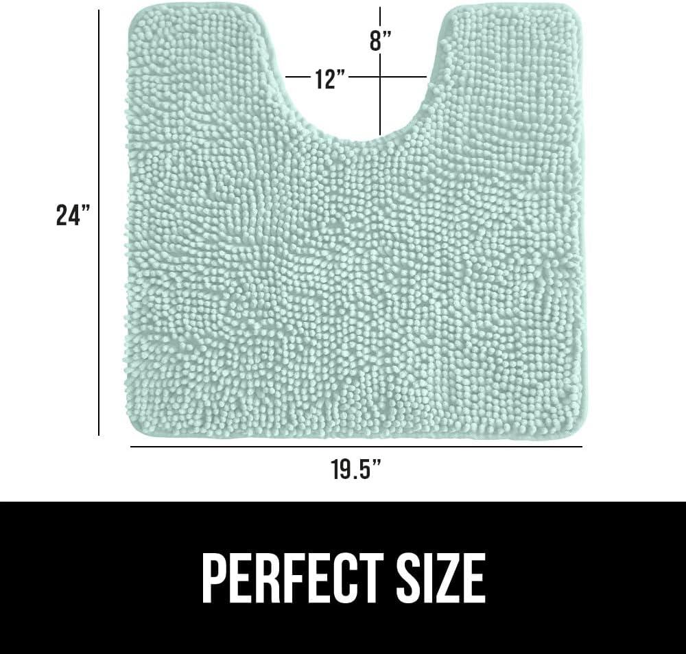 imageGORILLA GRIP Bath Rug Mat 36x24 Thick Absorbent Chenille Quick Dry Microfiber Mats Rubber Backing Washable Shower Floor Rugs Bathmat Runner US Designed Bathroom Home Decor Accessories Gray BeigeSeablue