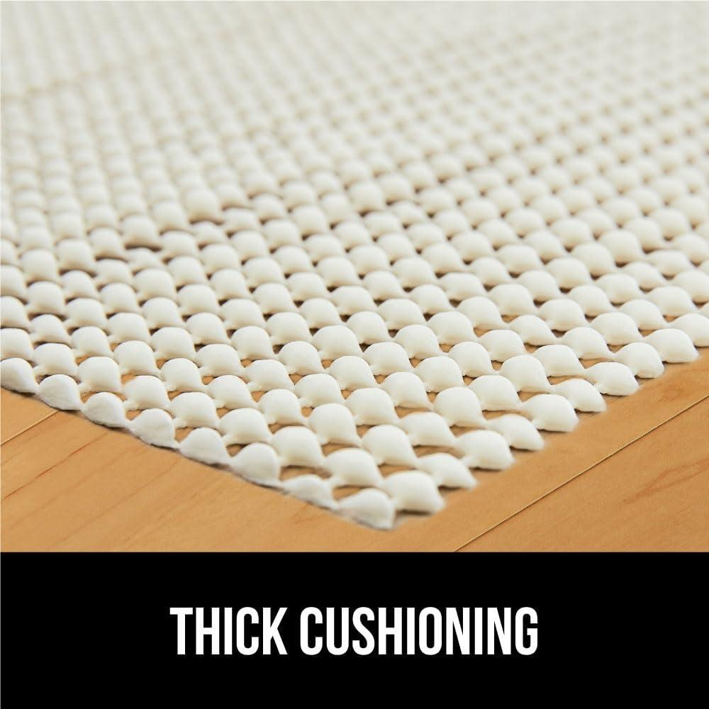 imageGORILLA GRIP Strong Rug Pad Gripper US Designed Grips Help Keep Area Rugs Safe and in Place Slip and Skid Resistant Pads for Hard Floors Under Carpet Mat Cushion and Hardwood Protection 2x3 FT8 x 10 Rectangular