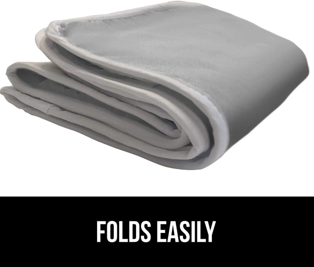 imageGORILLA GRIP The Original Ironing Board Cover and Pad Silicone Coating Thick Scorch Resistant Padding Heavy Duty Iron Covers Standard Boards Hook and Loop Fastener Strap Silver 15x54Silver