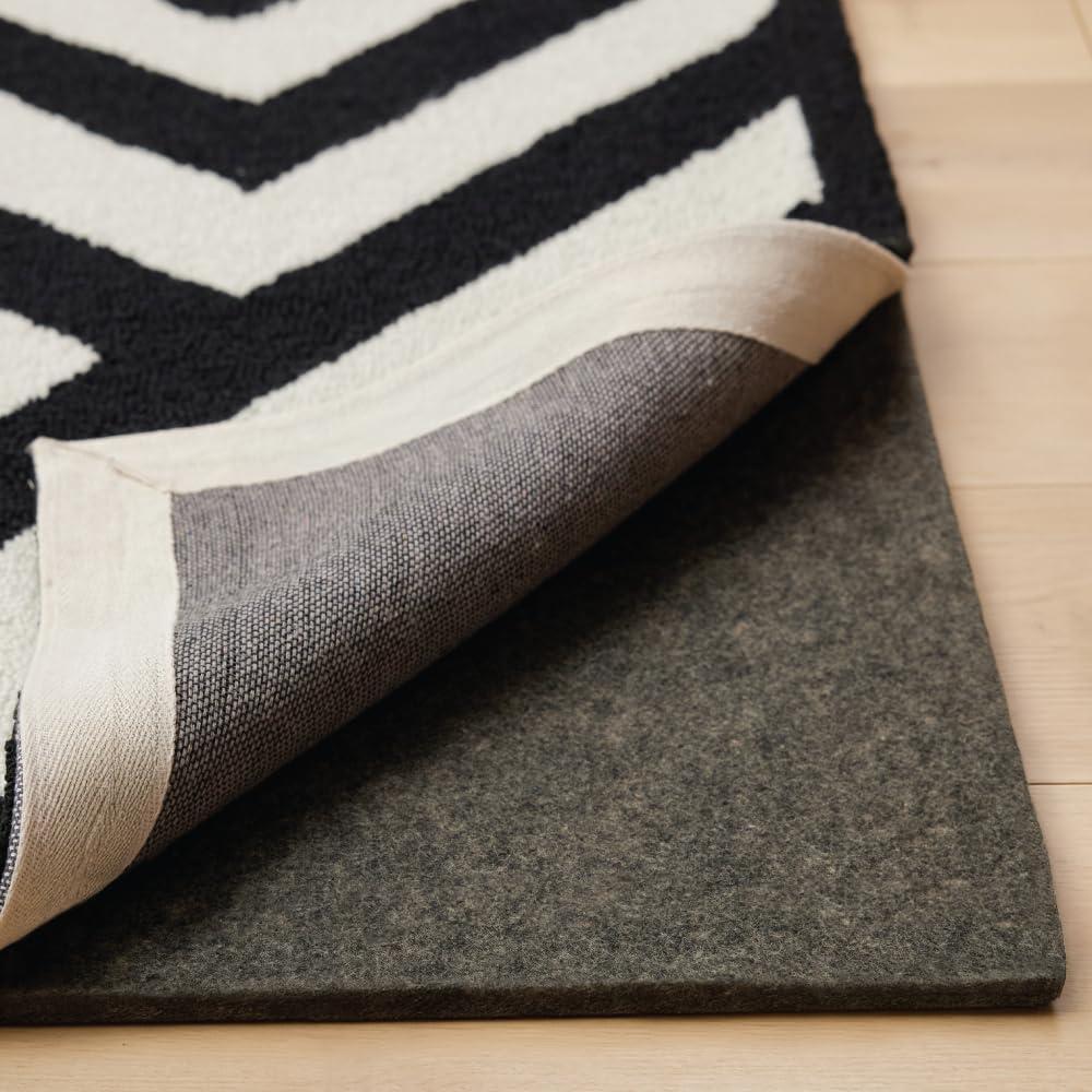 imageGORILLA GRIP Felt and Natural Rubber Stay in Place Slip Resistant Rug Pad 18in Thick 5x7 FT Protective Padding Under Area Rugs Cushioned Gripper Pads Carpet Runners Hardwood Floors Protection2 x 3 Rectangular