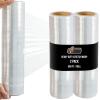GORILLA GRIP 500% Stretch Film Heavy Duty Plastic, 1200ft Shrink Wrap Roll 17″ Puncture Resistant, Industrial Strength for Shipping, Pallet Storing, Moving, Packing Furniture Protection 1 Pack Clear(2)