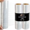 GORILLA GRIP 500% Stretch Film Heavy Duty Plastic, 1200ft Shrink Wrap Roll 17″ Puncture Resistant, Industrial Strength for Shipping, Pallet Storing, Moving, Packing Furniture Protection 1 Pack Clear(2)