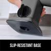 GORILLA GRIP BPA-Free Rotary Cheese Grater Hand Crank, Easy to Set Up, Strong Suction Base for Kitchen Countertop, Shred Potato, Vegetable, Nuts in Seconds, Round Mandoline Slicer, 3 Blades, Gray