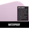 GORILLA GRIP Bath Pillow for Tub, Headrest for Neck and Back Support, Luxury Bathtub Pillows, Hot Tub Cushions, Bathroom Accessories for Women, Relaxing Spa Gifts for Mom Wife Girlfriend 2 Panel White(Pink)