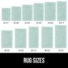 GORILLA GRIP Bath Rug Mat 36×24, Thick Absorbent Chenille, Quick Dry Microfiber Mats, Rubber Backing Washable Shower Floor Rugs, Bathmat Runner, US Designed Bathroom Home Decor Accessories Gray Beige(Seablue)