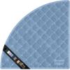 GORILLA GRIP Cat Litter Box Mat, 35×23, Water Resistant, US Designed Kitty Litter Trapping Mats, Easy to Clean, Scatter Control, Less Mess and Clean Floors, Kitten Supplies for Indoor Cats, Gray(Light Blue)
