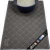 GORILLA GRIP Cat Litter Box Mat, 35×23, Water Resistant, US Designed Kitty Litter Trapping Mats, Easy to Clean, Scatter Control, Less Mess and Clean Floors, Kitten Supplies for Indoor Cats, Gray(Charcoal)