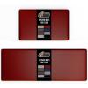 GORILLA GRIP Comfortable Cushioned Kitchen Mats for Floor, Waterproof and Stain Resistant Soft Top, 3/4 Inch Thick Ergonomic Standing Desk Anti Fatigue Mat, Foam Supports Ankles and Feet, 20×32, Grey(Red)