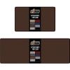 GORILLA GRIP Comfortable Cushioned Kitchen Mats for Floor, Waterproof and Stain Resistant Soft Top, 3/4 Inch Thick Ergonomic Standing Desk Anti Fatigue Mat, Foam Supports Ankles and Feet, 20×32, Grey(Brown)