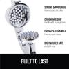GORILLA GRIP Garlic Press and Peel Set, Heavy Duty Mincer Tool, Large Ergonomic Handle, Easily Mince, Crush Garlics Ginger Nuts, Peeler Included for Peeling Cloves, Holiday Prep Kitchen Gadgets, Black(Black)