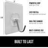 GORILLA GRIP Heavy Duty 25lbs Extra Grippy Reusable Wall Hooks for Hanging, Easy Install Strong Stick on Removable Hook, No Nail Damage, Multi-Surface Use for Decorations, 5 Pack, Metal​