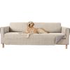 GORILLA GRIP Patented Waterproof Slip-Resistant 23″ Chair Protector Cover, for Leather or Fabric Couch Cushion, Large Microsuede Furniture Covers Dogs Pets Machine Washable Slipcover, Gray(Taupe)