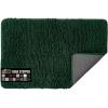 GORILLA GRIP SOAKSTOPPER Dog Door Mat, Machine Washable Rug Absorbent Doormat Captures Moisture Mud Dirt, Quick Dry Soft Chenille Entryway Rugs Indoor Entrance Mats for Dog Paws, 24×17 Black White(Deep Green)