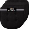 GORILLA GRIP Slip Resistant Chair Cushions, No Ties Required, Memory Foam Pads for Dining Room, Kitchen Table, Office, Rocking Chairs, Plush Seat Cover Cushion Pad, Home Decor, Set of 4, 16×16, Gray(Black)