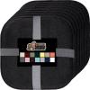 GORILLA GRIP Slip Resistant Chair Cushions, No Ties Required, Memory Foam Pads for Dining Room, Kitchen Table, Office, Rocking Chairs, Plush Seat Cover Cushion Pad, Home Decor, Set of 4, 16×16, Gray(Black)