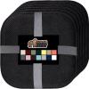 GORILLA GRIP Slip Resistant Chair Cushions, No Ties Required, Memory Foam Pads for Dining Room, Kitchen Table, Office, Rocking Chairs, Plush Seat Cover Cushion Pad, Home Decor, Set of 4, 16×16, Gray(Black)