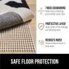 GORILLA GRIP Strong Rug Pad Gripper, US Designed, Grips Help Keep Area Rugs Safe and in Place, Slip and Skid Resistant Pads for Hard Floors, Under Carpet Mat Cushion and Hardwood Protection 2×3 FT(5′ x 8′ (Rectangular))