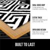 GORILLA GRIP Strong Rug Pad Gripper, US Designed, Grips Help Keep Area Rugs Safe and in Place, Slip and Skid Resistant Pads for Hard Floors, Under Carpet Mat Cushion and Hardwood Protection 2×3 FT(9′ x 12′ (Rectangular))