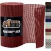 GORILLA GRIP powerGRIP Drawer Shelf and Cabinet Liner, Thick Strong Hold, Non-Adhesive Liners Protect Kitchen Cabinets and Cupboard, Bathroom Drawers, Easy Install, Breathable Mat, 12″ x20′, Gray(Red)