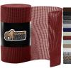 GORILLA GRIP powerGRIP Drawer Shelf and Cabinet Liner, Thick Strong Hold, Non-Adhesive Liners Protect Kitchen Cabinets and Cupboard, Bathroom Drawers, Easy Install, Breathable Mat, 12″ x20′, Gray(Red)