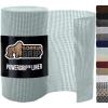 GORILLA GRIP powerGRIP Drawer Shelf and Cabinet Liner, Thick Strong Hold, Non-Adhesive Liners Protect Kitchen Cabinets and Cupboard, Bathroom Drawers, Easy Install, Breathable Mat, 12″ x20′, Gray(Spa Blue)