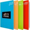 GORILLA GRIP 100% BPA-Free Flexible Cutting Board Set of 5, Durable Plastic Mats with Food Icons for Meal Prepping, Large and Mini Kitchen Chopping Mat, Use for Meat Fish Vegetables Fruit, Multicolor(Pack of 4)