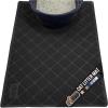 GORILLA GRIP Cat Litter Box Mat, 35×23, Water Resistant, US Designed Kitty Litter Trapping Mats, Easy to Clean, Scatter Control, Less Mess and Clean Floors, Kitten Supplies for Indoor Cats, Gray(Black)