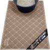 GORILLA GRIP Cat Litter Box Mat, 35×23, Water Resistant, US Designed Kitty Litter Trapping Mats, Easy to Clean, Scatter Control, Less Mess and Clean Floors, Kitten Supplies for Indoor Cats, Gray(Beige)