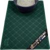 GORILLA GRIP Cat Litter Box Mat, 35×23, Water Resistant, US Designed Kitty Litter Trapping Mats, Easy to Clean, Scatter Control, Less Mess and Clean Floors, Kitten Supplies for Indoor Cats, Gray(Hunter Green)