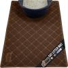 GORILLA GRIP Cat Litter Box Mat, 35×23, Water Resistant, US Designed Kitty Litter Trapping Mats, Easy to Clean, Scatter Control, Less Mess and Clean Floors, Kitten Supplies for Indoor Cats, Gray(Brown)