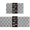 GORILLA GRIP Comfortable Cushioned Kitchen Mats for Floor, Waterproof and Stain Resistant Soft Top, 3/4 Inch Thick Ergonomic Standing Desk Anti Fatigue Mat, Foam Supports Ankles and Feet, 20×32, Grey(Grey/White)