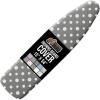 GORILLA GRIP The Original Ironing Board Cover and Pad, Silicone Coating, Thick Scorch Resistant Padding, Heavy Duty Iron Covers Standard Boards, Hook and Loop Fastener Strap, Silver, 15×54(Dots)