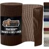 GORILLA GRIP powerGRIP Drawer Shelf and Cabinet Liner, Thick Strong Hold, Non-Adhesive Liners Protect Kitchen Cabinets and Cupboard, Bathroom Drawers, Easy Install, Breathable Mat, 12″ x20′, Gray(Chocolate)
