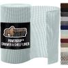 GORILLA GRIP powerGRIP Drawer Shelf and Cabinet Liner, Thick Strong Hold, Non-Adhesive Liners Protect Kitchen Cabinets and Cupboard, Bathroom Drawers, Easy Install, Breathable Mat, 12″ x20′, Gray(Spa Blue)