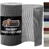 GORILLA GRIP powerGRIP Drawer Shelf and Cabinet Liner, Thick Strong Hold, Non-Adhesive Liners Protect Kitchen Cabinets and Cupboard, Bathroom Drawers, Easy Install, Breathable Mat, 12″ x20′, Gray(Gray)