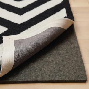 GORILLA GRIP Felt and Natural Rubber Stay in Place Slip Resistant Rug Pad, 1/8in Thick, 5×7 FT Protective Padding Under Area Rugs, Cushioned Gripper Pads, Carpet Runners, Hardwood Floors Protection(2′ x 3′ (Rectangular))