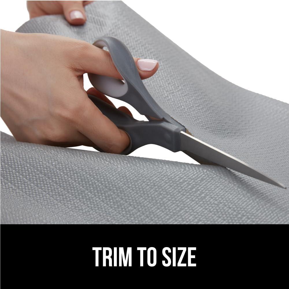 imageGORILLA GRIP DripGuard Shelf Liner Non Adhesive Drawer and Kitchen Cabinet Protector Slip Resistant BPA Free Smooth Surface Plastic Liners for Cabinets Bathrooms Closets 12x120 Inch GrayGray