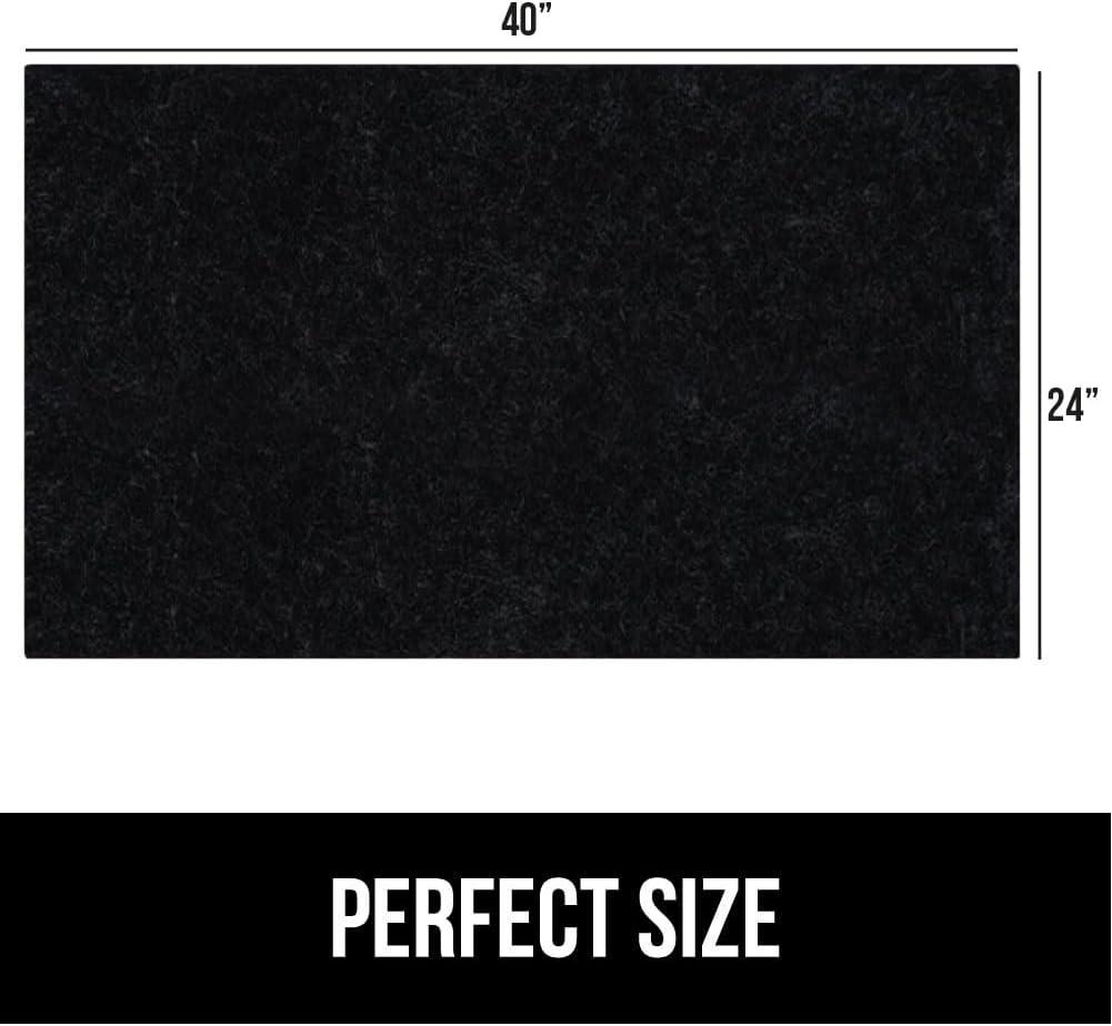 imageGORILLA GRIP LeakGuard NonAdhesive Under Sink Mat for Kitchen Cabinet Waterproof Quick Dry Shelf Liner Durable Absorbent Felt Mats for Bathroom Sinks Cabinets Dresser Easy to Trim 24x30 CharcoalBlack
