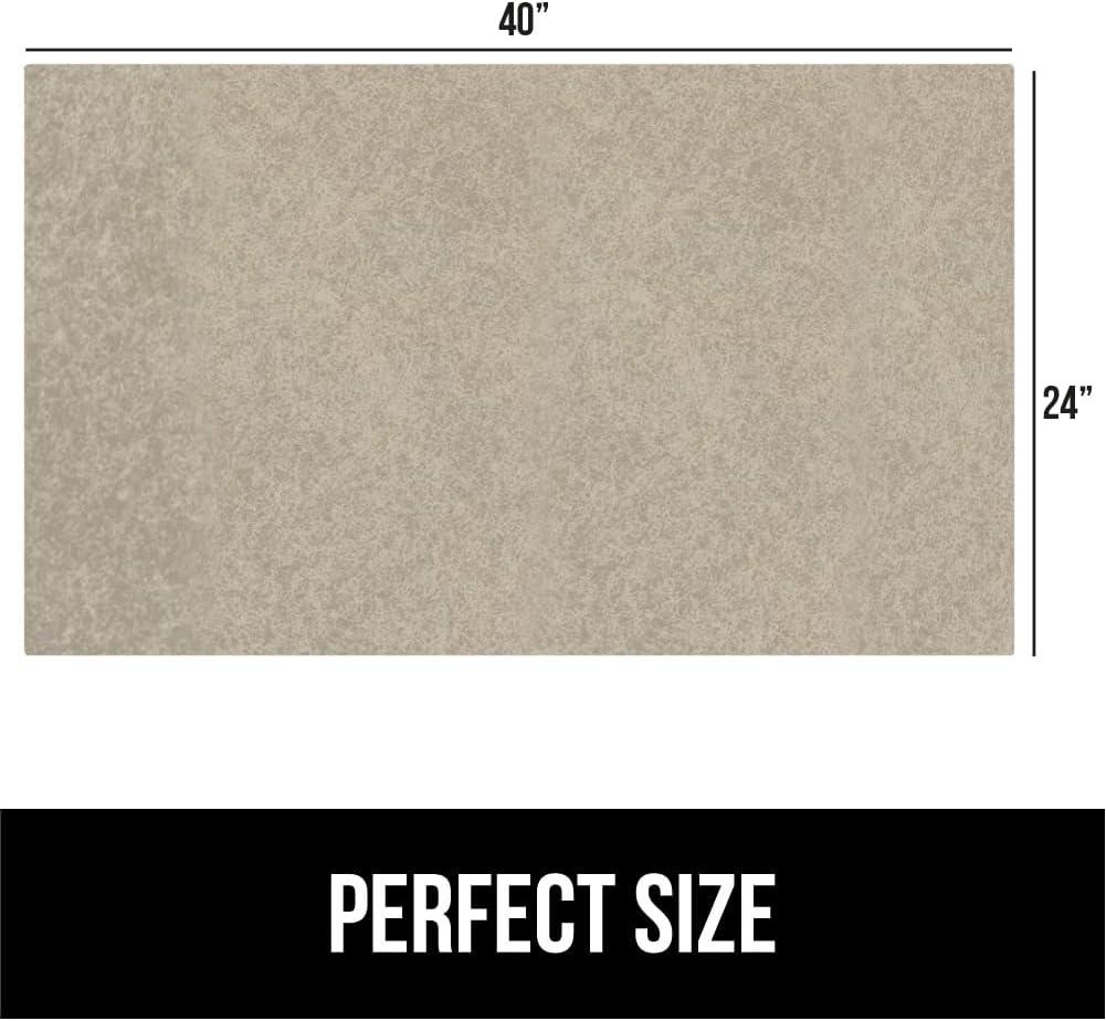 imageGORILLA GRIP LeakGuard NonAdhesive Under Sink Mat for Kitchen Cabinet Waterproof Quick Dry Shelf Liner Durable Absorbent Felt Mats for Bathroom Sinks Cabinets Dresser Easy to Trim 24x30 CharcoalBeige