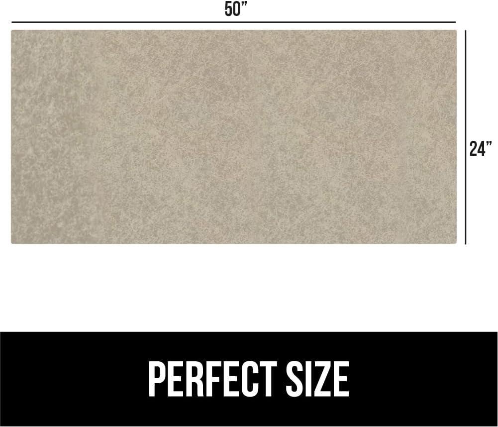 imageGORILLA GRIP LeakGuard NonAdhesive Under Sink Mat for Kitchen Cabinet Waterproof Quick Dry Shelf Liner Durable Absorbent Felt Mats for Bathroom Sinks Cabinets Dresser Easy to Trim 24x30 CharcoalBeige