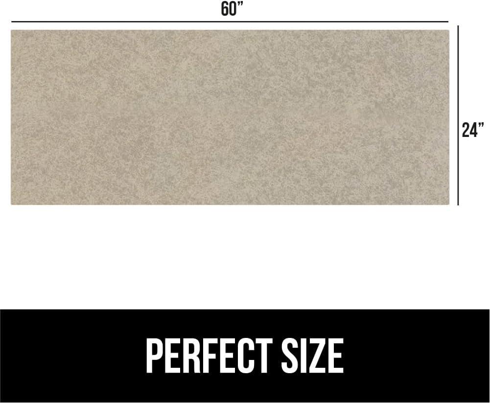 imageGORILLA GRIP LeakGuard NonAdhesive Under Sink Mat for Kitchen Cabinet Waterproof Quick Dry Shelf Liner Durable Absorbent Felt Mats for Bathroom Sinks Cabinets Dresser Easy to Trim 24x30 CharcoalBeige