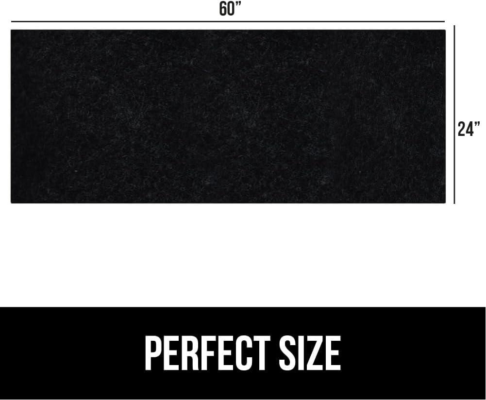 imageGORILLA GRIP LeakGuard NonAdhesive Under Sink Mat for Kitchen Cabinet Waterproof Quick Dry Shelf Liner Durable Absorbent Felt Mats for Bathroom Sinks Cabinets Dresser Easy to Trim 24x30 CharcoalBlack