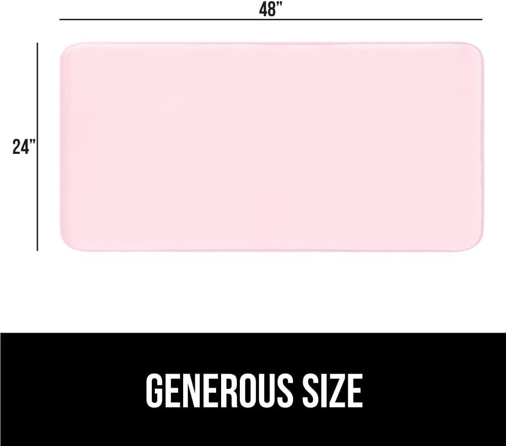 imageGORILLA GRIP Thick Memory Foam Toilet Rug for Bathroom Square Shaped Washable Soft Absorbent Velvet Topside Floor Mats Machine Wash Cushioned Luxury Rugs for Bath Room 225x195 Graphite GrayPink